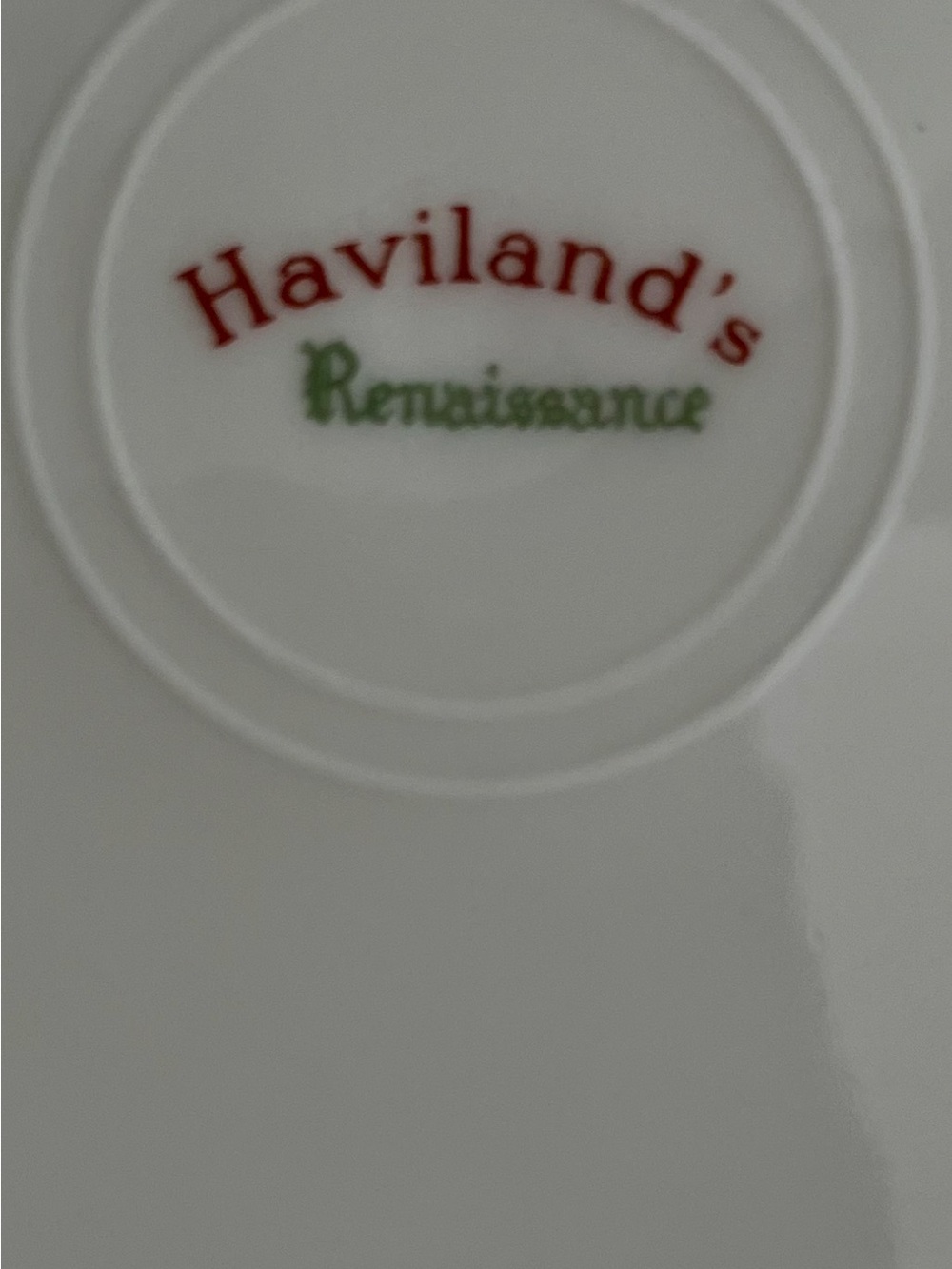 Vintage Haviland Limoges France Renaissance Salad Plates - Set of 6 (1936-1945) - Picture 5 of 6